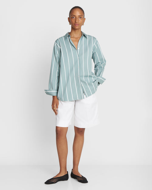 BUOY Bespoke Duck Egg Blue Shirt