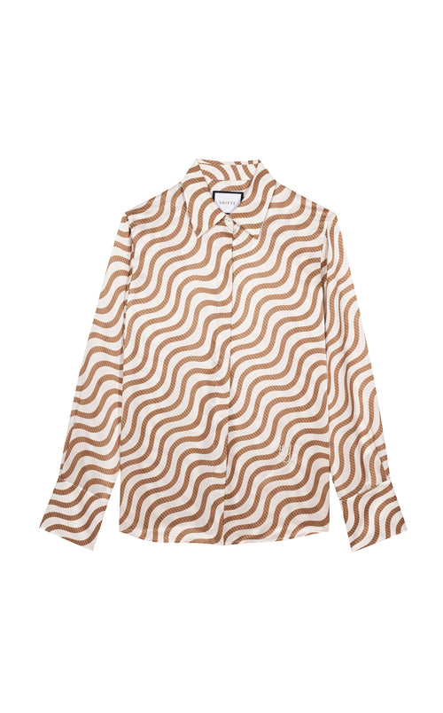 FIJI - Bespoke Sand Wave Striped Shirt