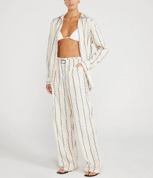 JANEIRO Bespoke Wave Fil Coupe Trouser