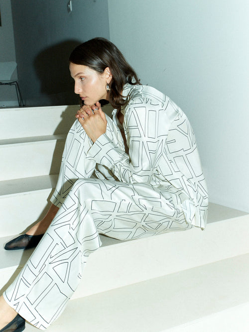 MILOS - Silk Trousers