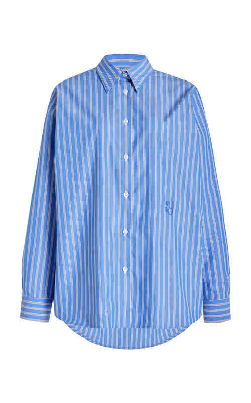 BUOY - Bright Blue Striped Shirt