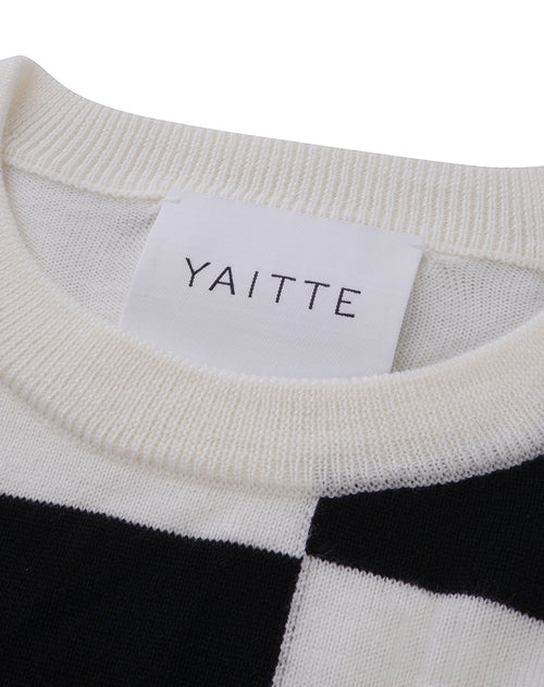 HVAR - Black & White Block Jumper