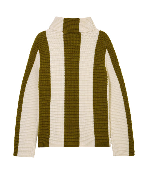 MAST - Striped Jumper Warm Bronze