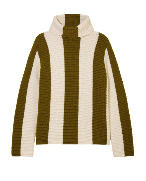 MAST - Striped Jumper Warm Bronze