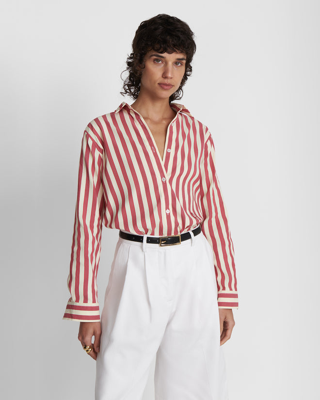 BUOY - Red Striped Shirt