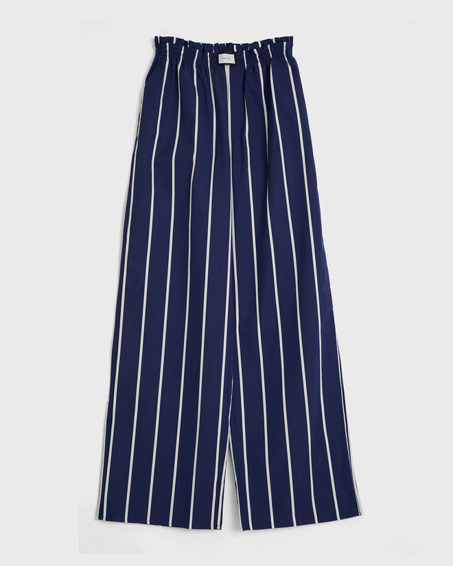 JANEIRO - Bespoke Navy Stripe Trouser