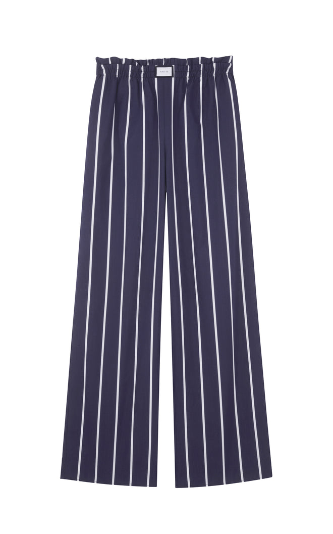 JANEIRO - Bespoke Navy Stripe Trouser