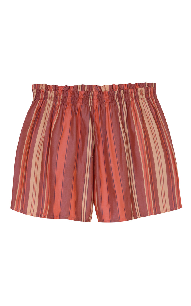 PALMA - Bespoke Orange Stripe Short