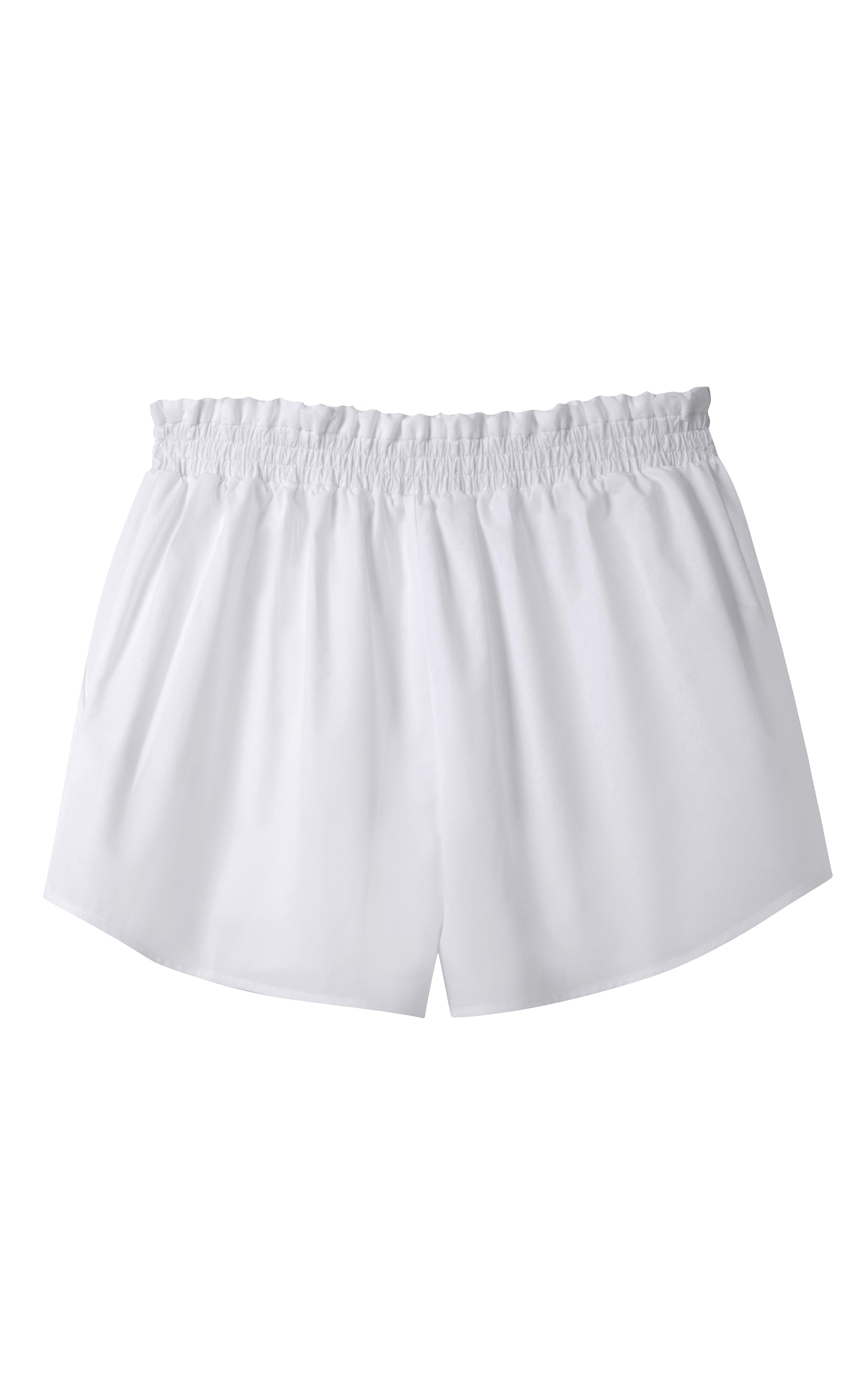 White cotton sale booty shorts