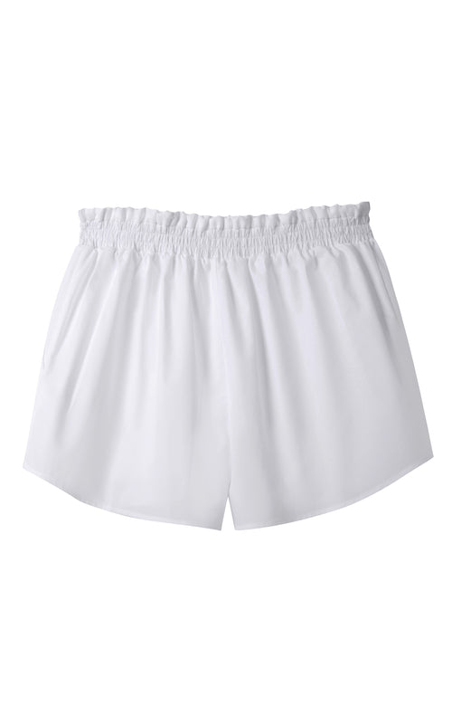 PALMA - Crisp White Cotton Short