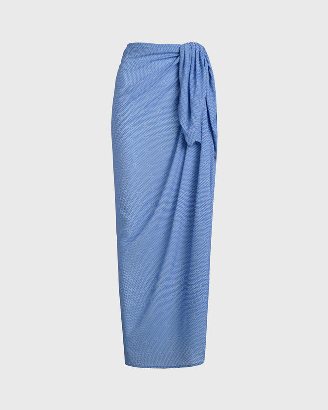BAY - Bespoke Wave Blue Sarong