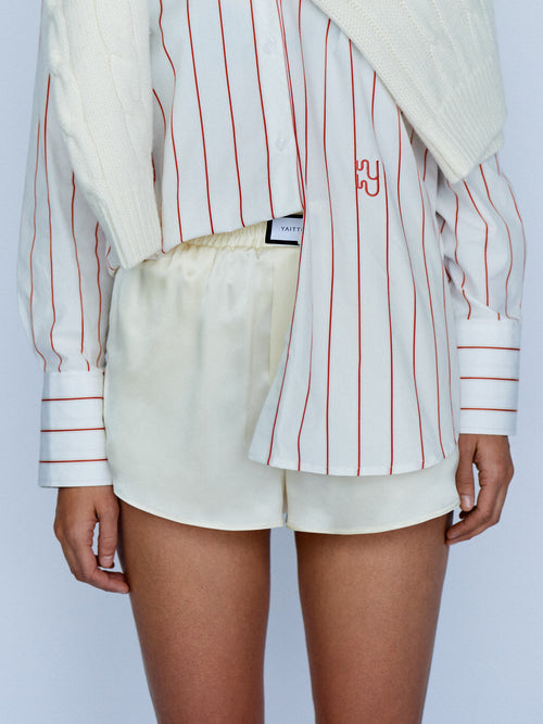 PUGLIA - Red Pinstripe Classic Shirt