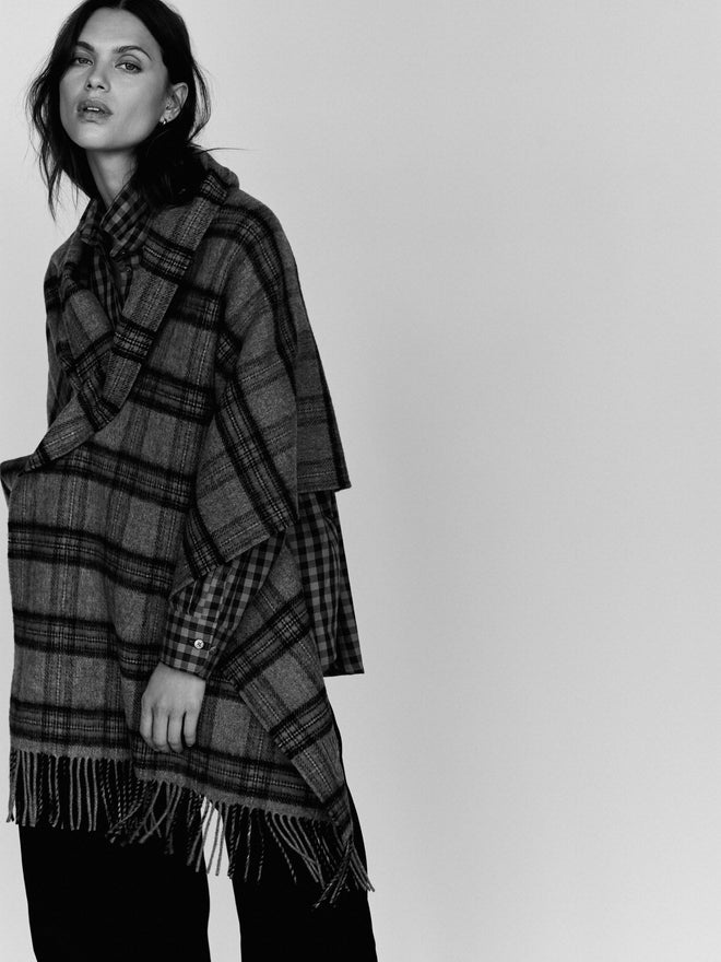 Large Bespoke BUTE Plaid Scarf