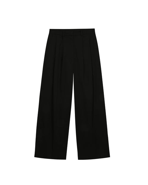 BERLIN - Black Pleated Trouser