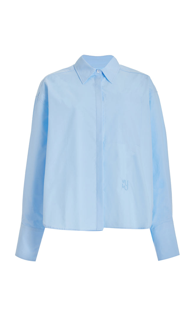 PALMA - Baby Blue Cotton Shirt