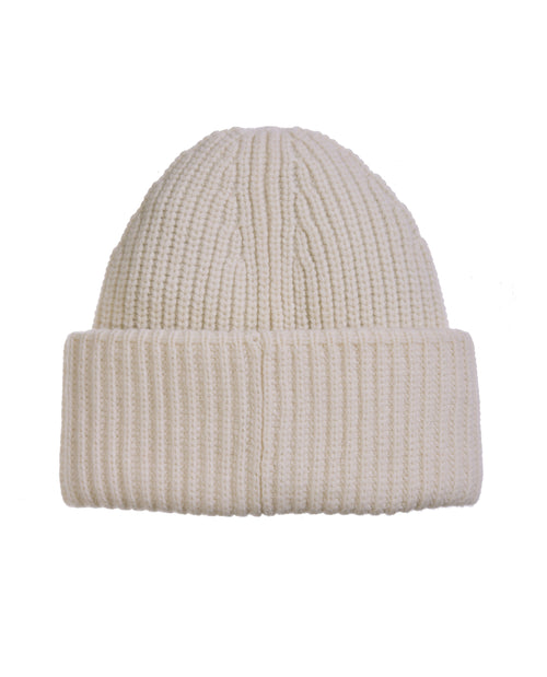 BEANIE - Off-White Knitted Hat