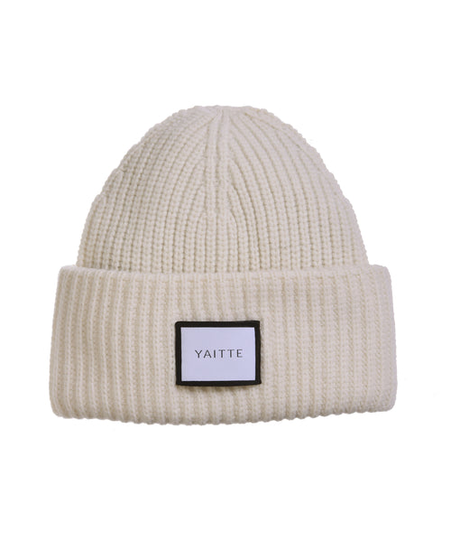 BEANIE - Off-White Knitted Hat