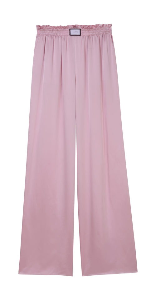 JANEIRO - Blush Pink Silk Trouser