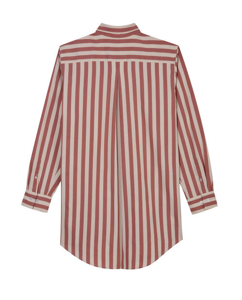 BUOY - Orange Striped Shirt